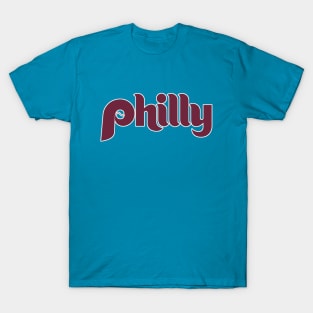Philadelphia Phillies Retro Powder Blue "Philly" T-Shirt